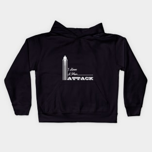 Iron Words - I Have A Plan, ATTACK Kids Hoodie